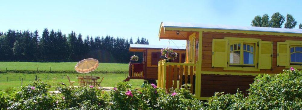 Les Roulottes De La Ferme Des Chanaux Saint-Julien-d'Ance Eksteriør billede